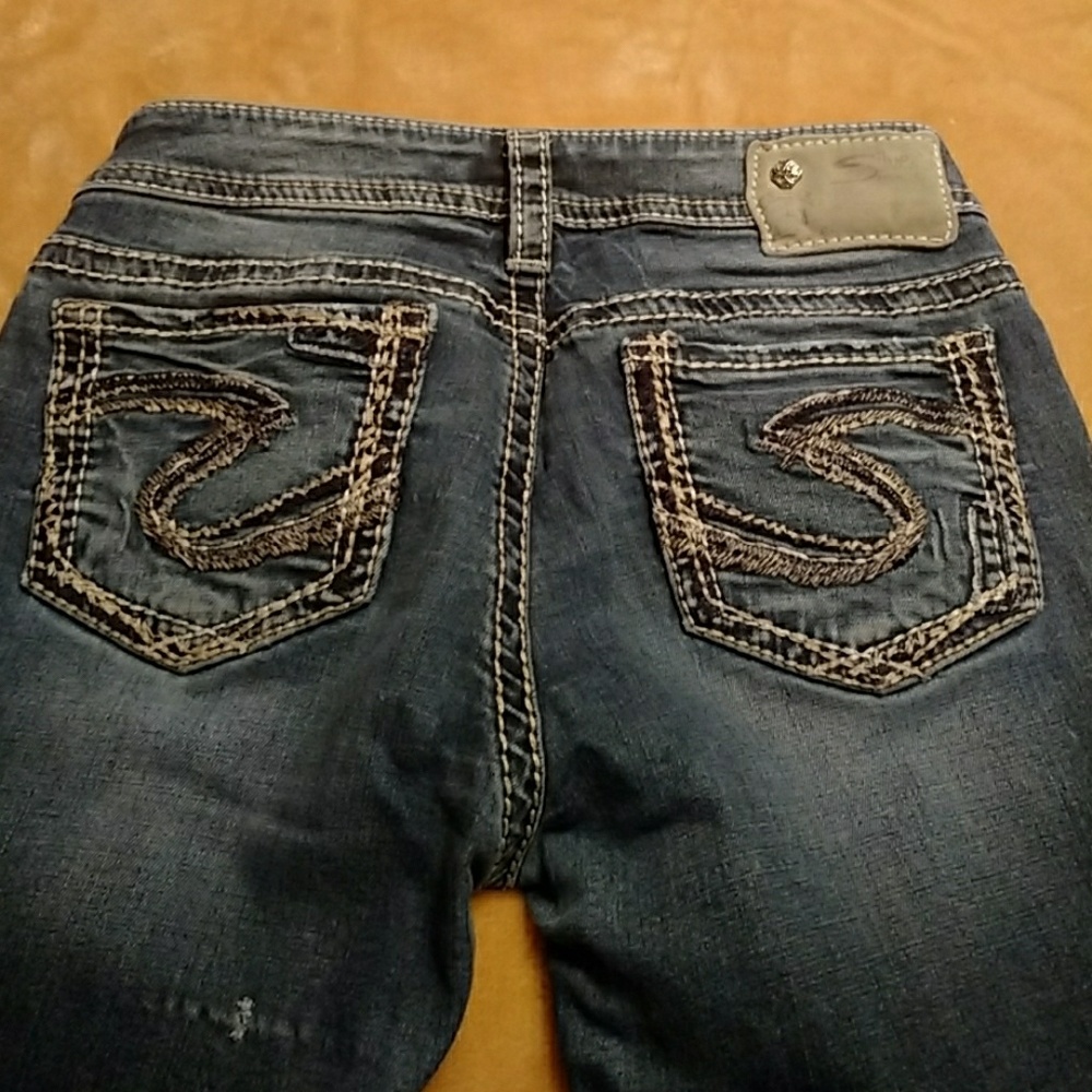 Silver jeans